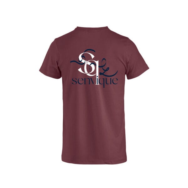 Senvique t-shirt bordeaux - Afbeelding 2