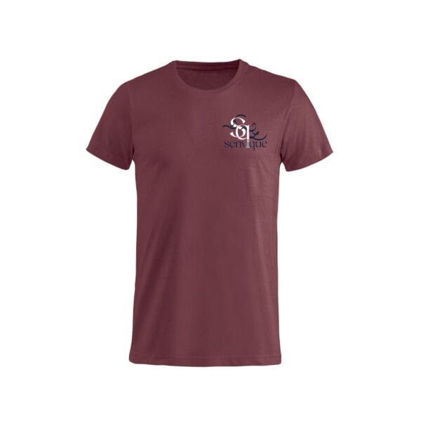 Senvique t-shirt bordeaux