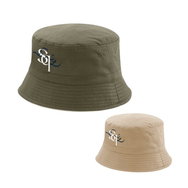 Senvique reversible bucket hat green/stone